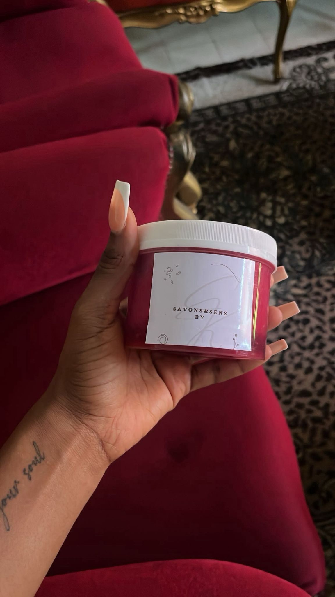Savon rouge 250g